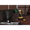 Drillbrush Power Spinning Bath, Tile and Grout Brush with Compact Shower Track S-Y2GO-QC-DB